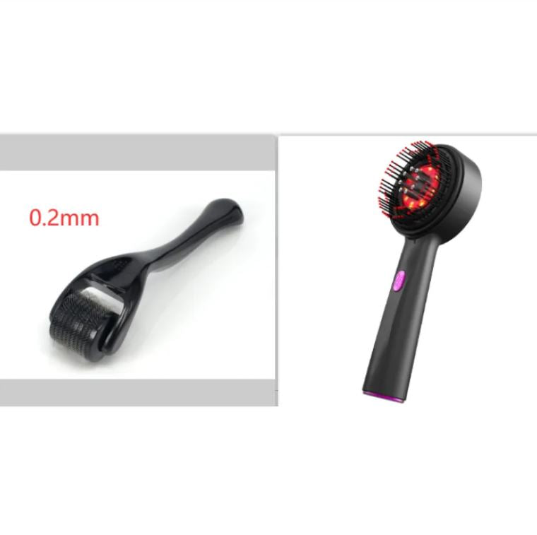 Electric Massage Comb Home Scalp Drain Comb Red Light Anti-slip Hair Care Multi-functional Massage Comb - view 9