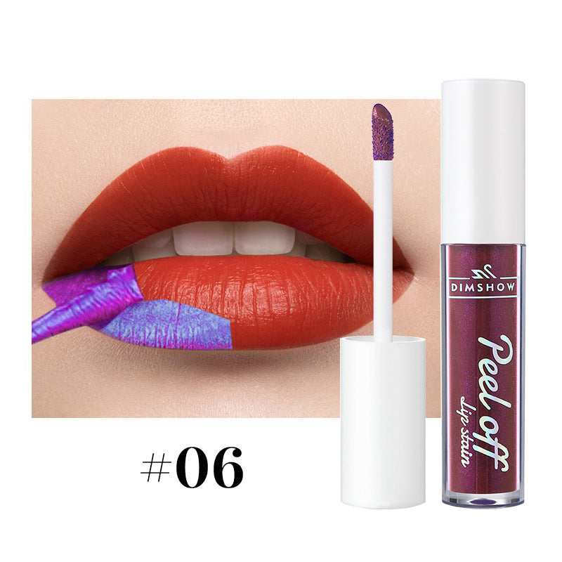 6 Colors Peel Off Lip Gloss - Waterproof Velvet Liquid - view 8