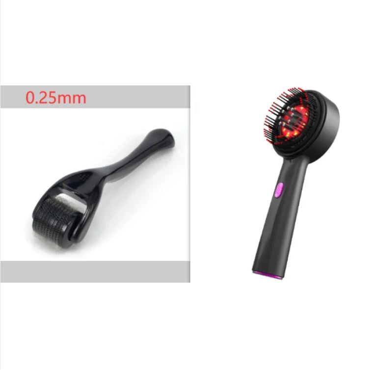 Electric Massage Comb Home Scalp Drain Comb Red Light Anti-slip Hair Care Multi-functional Massage Comb - view 7