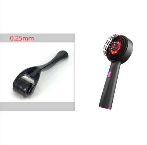 Electric Massage Comb Home Scalp Drain Comb Red Light Anti-slip Hair Care Multi-functional Massage Comb - view 2