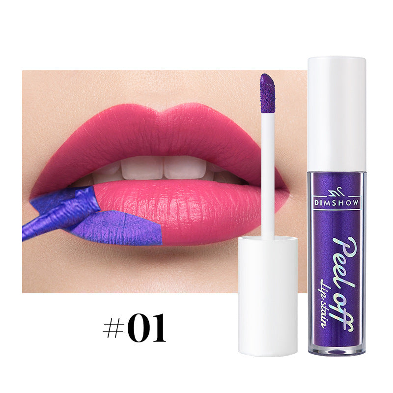 6-Color Peel-Off Lip Tint – Waterproof Velvet Lip Color
